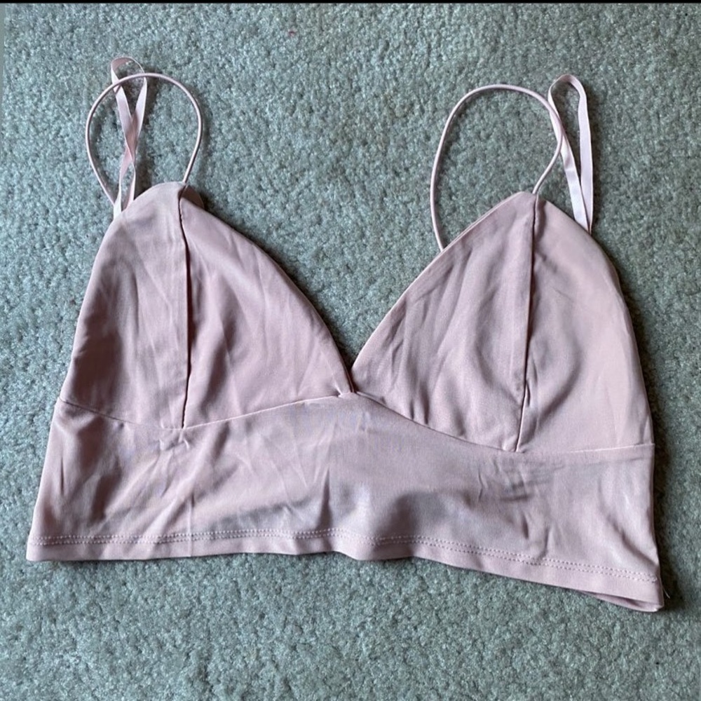 Silk Nude Pink Top